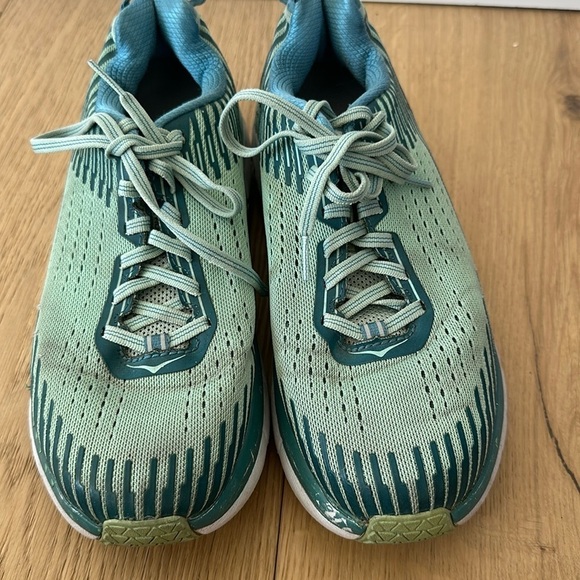 Hoka One One Clifton 5 lichen/storm blue 8.5 Women’s - Picture 1 of 6